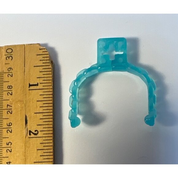 Monster High Doll Stand Clip ONLY Transluscent Blue Large - Picture 3 of 5